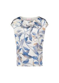 Betty Barclay , Kurzarmshirt »Blusenshirt mit Aufdruck« , Grey/Blue , 48 , 48 , Passform: Gerade