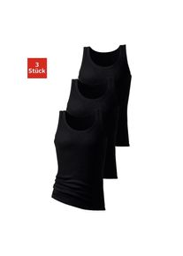 H.I.S. H.I.S , Unterhemd »Doppelripp Tanktop« Packung;Basic, 3 Stk. tlg., aus weicher Baumwollqualität , schwarz , 4 , 4 , Doppelripp-Tanktops im 3er-Pack