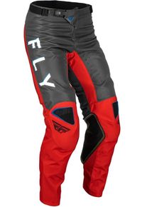 Fly Racing Kinetic Kore, textile pants , color: Red/Grey , size: 36