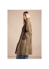 Street One , Outdoorjacke ohne Kapuze mit Gürtel zum Taillieren , dark nutty mocca , 40 , 40 , Jacke von Street One