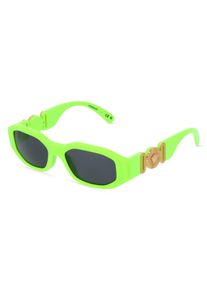 Versace VK4429U KIDS | Kinder-Sonnenbrille | Schmal | Fassung: Kunststoff Grün | Glasfarbe: Grau