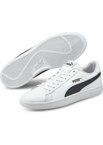 Puma, Unisex, Sneakers, Smash v2, Schwarz, Weiss, (40.5)