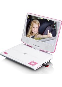 Lenco DVP-920 (Tragbarer DVD-Player), Bluray Player + DVD Player, Mehrfarbig