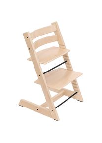 Stokke Hochstuhl, Naturfarben, Holz, Buche, massiv, Hartholz, 46x79x49 cm, Fu&szlig;st&uuml;tze verstellbar, Sitzfl&auml;che verstellbar, speichel- und schwei&szlig;echte Lackierung, h&ouml;henverstellbar, Babym&ouml;bel & Kinderm&ouml;bel, Babyzimmer, Hochst&uuml;hle