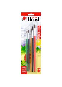 Ico, Pinsel, Pinsel, Blister, 5 Stck, Farbmix