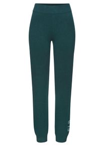 ELBSAND Dames Broek van tricot in petrol ,maat 36/38, Witt, 28% Polyester, 28% Polyester, 22% Nylon