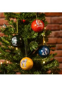 Harry Potter - Häuser Wappen Weihnachtsbaumkugeln 4er Set