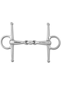 Waldhausen Knebeltrense, doppelt gebrochen, Edelstahl, 12,5cm/16mm