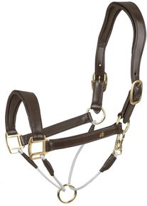 Waldhausen S-Line Royal Lederhalfter, braun, WB