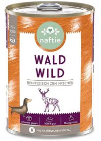naftie 100% Wald Wild Ergänzungsfutter, 12x400g