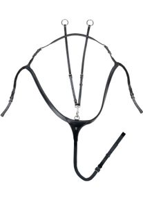 Waldhausen X-Line Vorderzeug mit langer Brücke, schwarz, VB