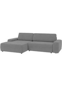 S-Style Möbel Ecksofa Lopez Hellgrau Samt-Stoff , Textil , Echtholz,Buche, Birke , Füllung: Silikon,Polyetherschaumkern , Eckteil, L-Form,L-Form , 264x162 cm , Blauer Engel, FSC Mix, Oeko-Tex®, Hergestellt in Europa , Wohnzimmer, Sofas & Couches, Wohnlandschaften, Ecksofas