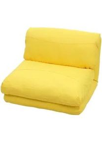MCW Schlafsessel Gelb , Textil , 75x60x75 cm , Wohnzimmer, Sofas & Couches, Schlafsofas, Schlafsessel