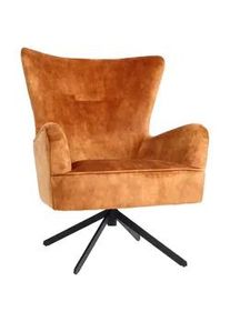 MCW Lounge-Sessel Braun , Textil , 75x99x65 cm , Wohnzimmer, Sessel, Polstersessel