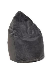 Sitzsack , Grau , Textil , 220 l , Füllung: Styroporkugeln , 70x95x70 cm , Kleinmöbel