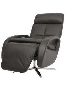 MCW Relaxsessel Schwarz , Leder , 70x109x147 cm , Wohnzimmer, Sessel, Polstersessel