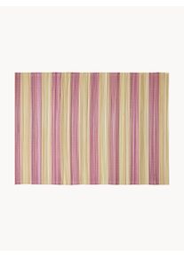 HKliving Stolov&eacute; prestierania z bambusu Roseate, 6 ks Ružov&aacute; Bambus &Scaron; 33 x D 45 cm