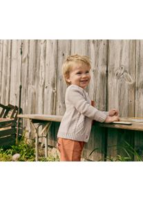 Tchibo - 2 Baby-Langarmbodys - Baby - Gr. 62/68 - weiß/print