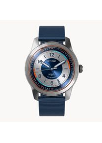 deTomaso Automatic Men's Watch - Silver - Surgical Steel, Sapphire Crystal, Ocean Plastic Strap - 41h Power Reserve, 40mm Dia., Japanese Automatic Movement -