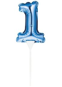 Décoration de gâteau ballon numéro 1