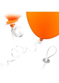 50 casquettes ballon avec ruban - blanc