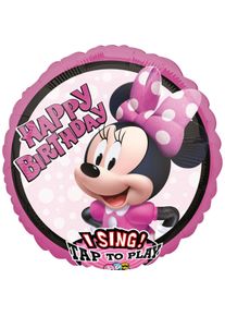 Amscan Ballon à musique Minnie Mouse chantant 71cm