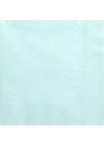 partydeco 20 serviettes menthe 33cm