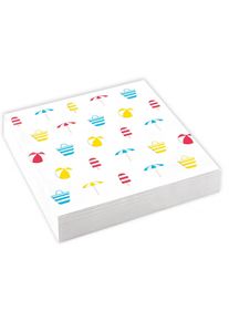 Amscan 20 serviettes de plage 25 cm