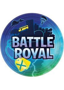 Amscan 8 assiettes anniversaire Battle Royal 23cm