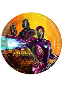Procos 8 assiettes en papier Avengers War 20cm