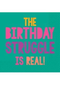 Amscan 16 Serviettes Birthday Vibes 33cm