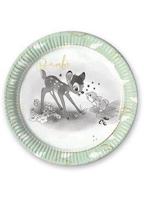 Procos 8 assiettes en papier Bambis Welt 23cm