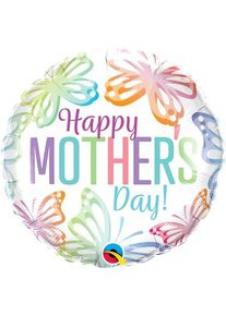 Ballon papillon fête des mères 45cm