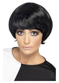 Smiffys Perruque noire Mireille