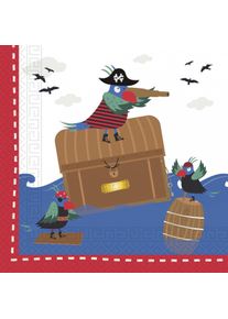 Procos 20 serviettes pirate de mer 33cm