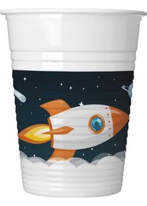 Procos 8 tasses spatiales Moon Travel 200ml