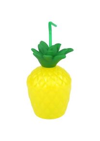 Henbrandt Mug de fête ananas avec paille
