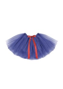 partydeco Joli tutu bleu avec noeud en pointillé