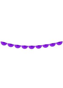 partydeco Guirlande Rosette Daphné violet 3m x 30cm