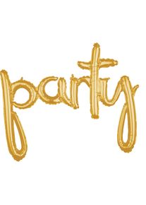 Amscan Ballon de fête doré 99 x 78cm