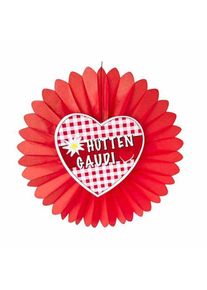 Papstar Rosette en papier Oktoberfest Hütten Gaudi 60cm