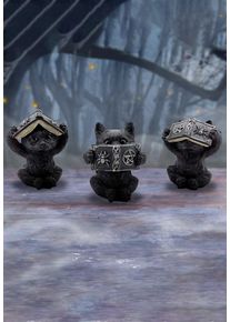 Nemesis Now - Three Wise Spell Cats - Figura - negro - Onesize - Resinaaa,Resinaaa
