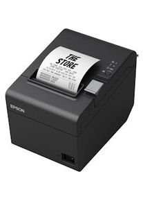 Epson TM-T20III - Stampante termica per scontrini con taglierina, 80 mm, velocità di stampa 250 mm/sec, USB + RS232, nero