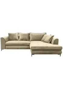 Livetastic Eckschlafsofa , Beige , Textil , Füllung: Schaumstoff,Schaumstoff , 277x187 cm , Made in Eu , Rücken echt, Armteil rechts , Wohnzimmer, Sofas & Couches, Schlafsofas, Sonstige Schlafsofas