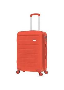 Novel Reisekoffer , Rot , Metall, Kunststoff, Textil , 66x43x26 cm , Trennwände im Innenraum, Zahlenschloss, 360°-Rollensystem , Freizeit & Co, Koffer & Taschen, Reisekoffer