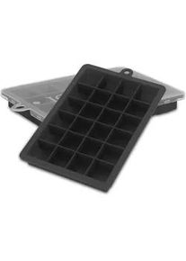 Intirilife Eiswürfelform 2er Set , Schwarz , Kunststoff , 13x2.5x18 cm , Essen & Trinken, Barausstattung
