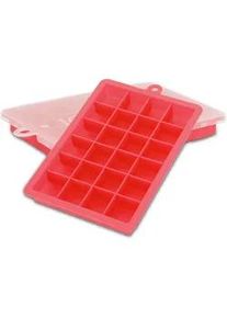 Intirilife Eiswürfelform 2er Set , Rot , Kunststoff , 13x2.5x18 cm , Essen & Trinken, Barausstattung