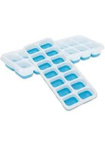 Intirilife Eiswürfelform 4er Set , Blau , Kunststoff , 9.9x2.9x25.5 cm , Essen & Trinken, Barausstattung