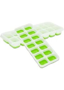 Intirilife Eiswürfelform 4er Set , Grün , Kunststoff , 9.9x2.9x25.5 cm , Essen & Trinken, Barausstattung