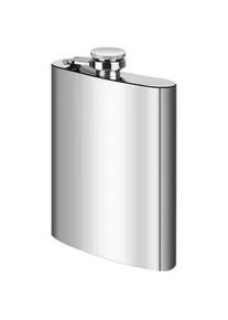Intirilife Flachmann 250 ml , Silberfarben , Metall , 2.2x13.9x9.3 cm , Essen & Trinken, Barausstattung